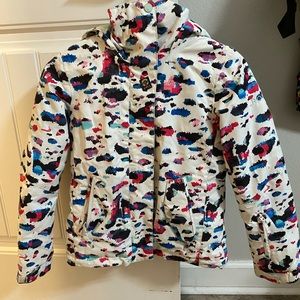 Super cute Roxy ski jacket with hood